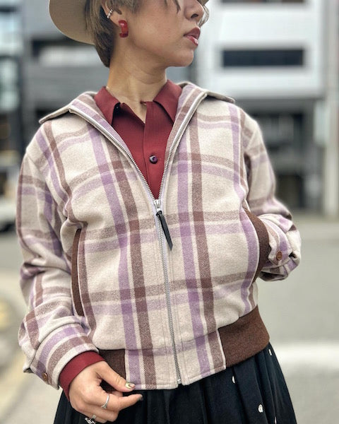 Wool Plaid Sport Jacket