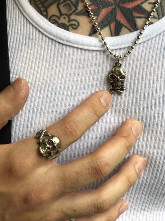 1950s Skull Charm.