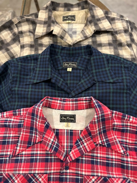 New!! Check Open Shirt!!