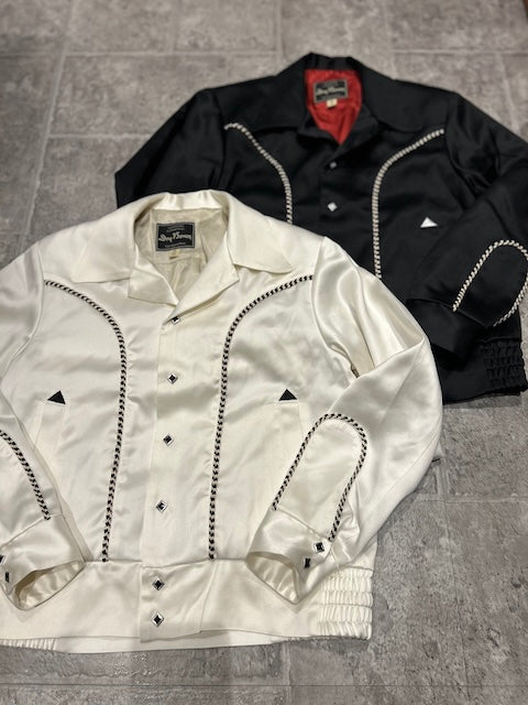 再入荷!Western Style Satin Jacket