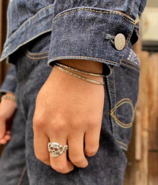 Silver Western Bangle💎