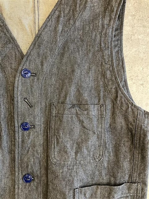Denim Work Vest