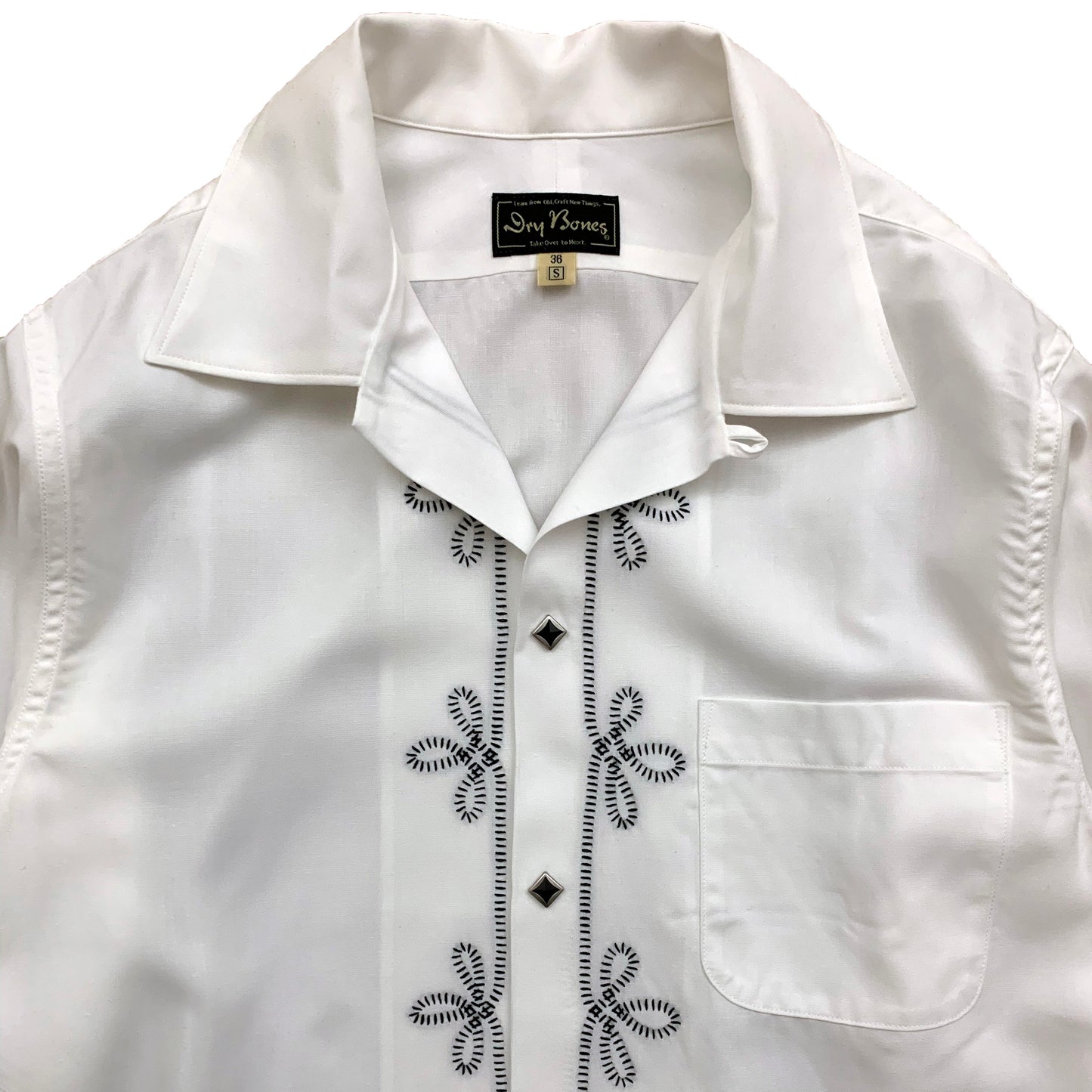 Waiting for production to increase: Embroidered Open Shirt “WESTERN”