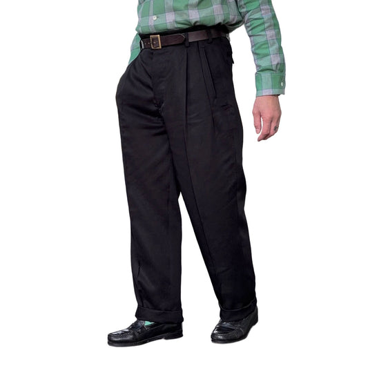 Hand Stitched Two Tuck Trousers