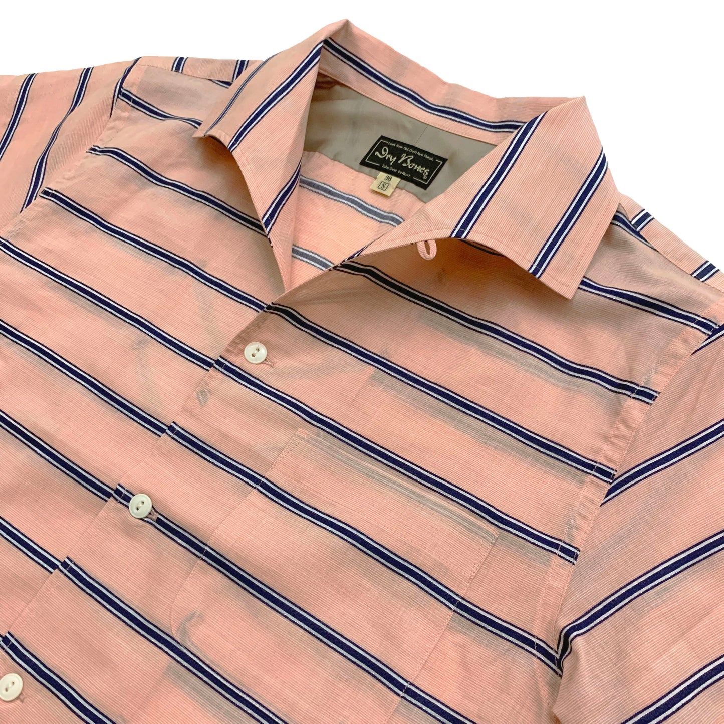 S/S Border Italian Collar Shirt