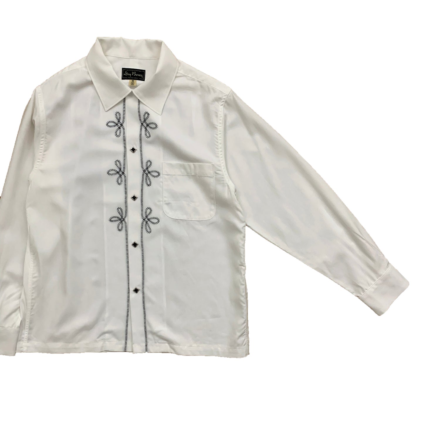 Waiting for production to increase: Embroidered Open Shirt “WESTERN”