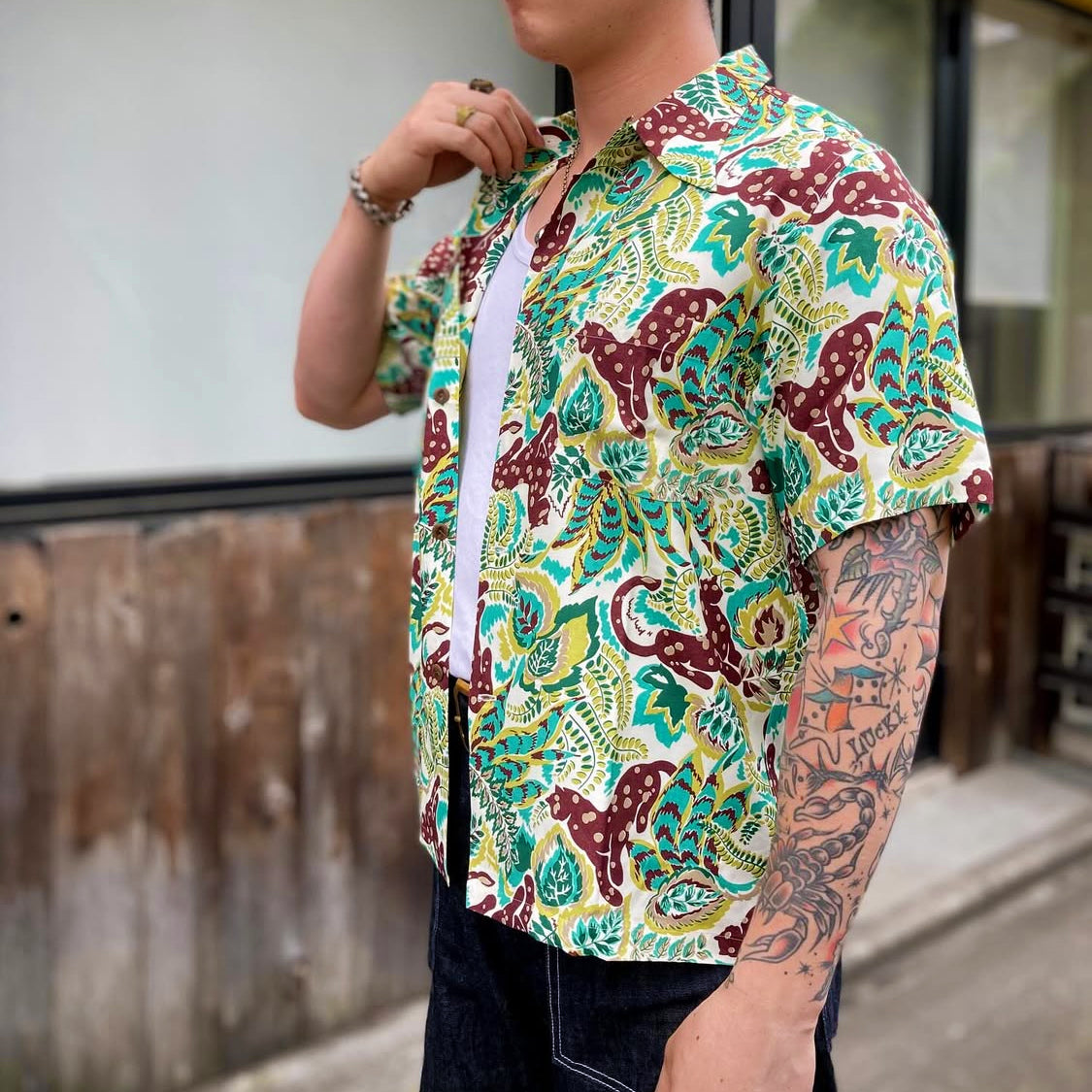S/S Hawaiian Shirt “PANTHER”