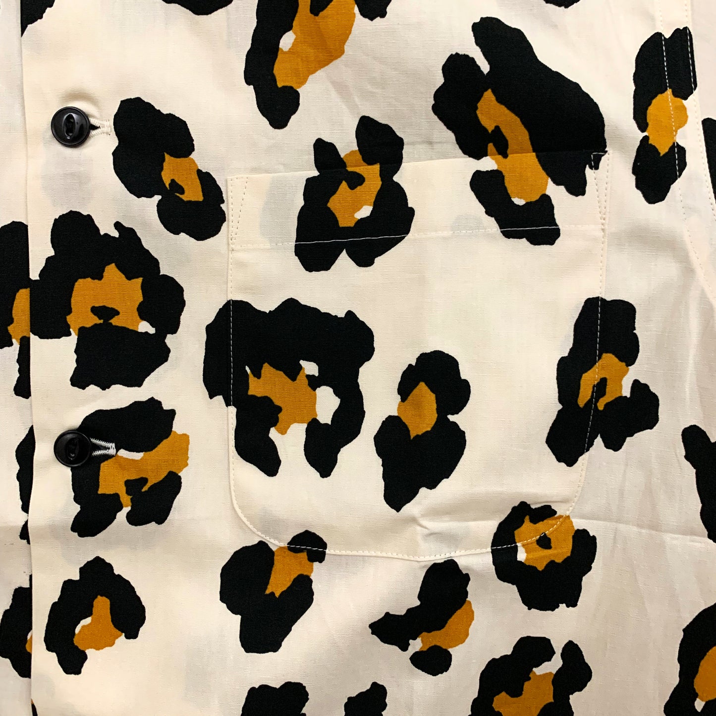 S/S Print Open Shirt “LEOPARD”