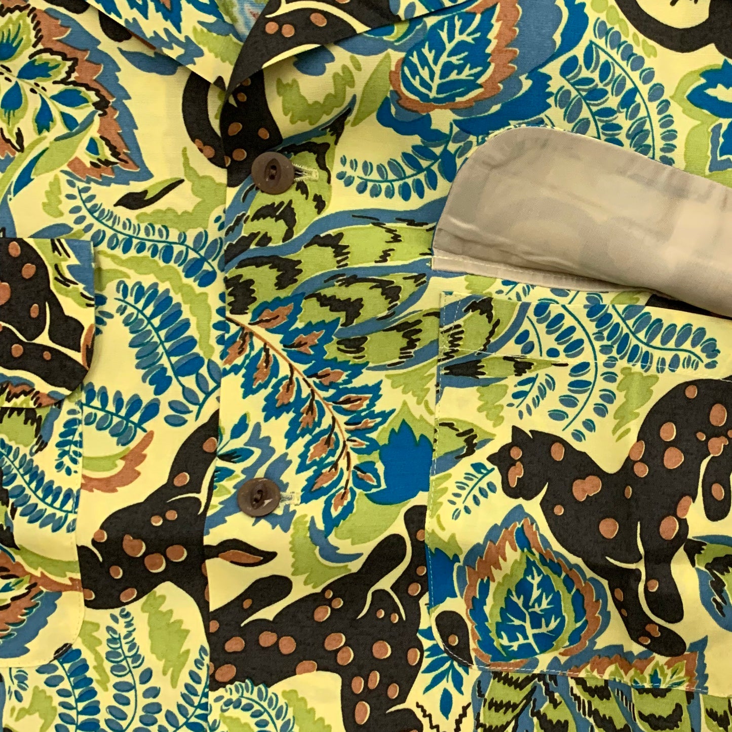L/S Hawaiian Shirt “PANTHER”