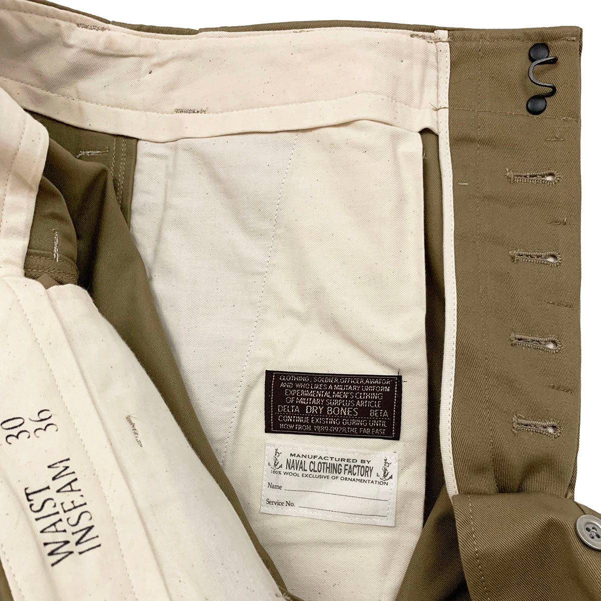 The Civil War Type Chino Cloth Trousers