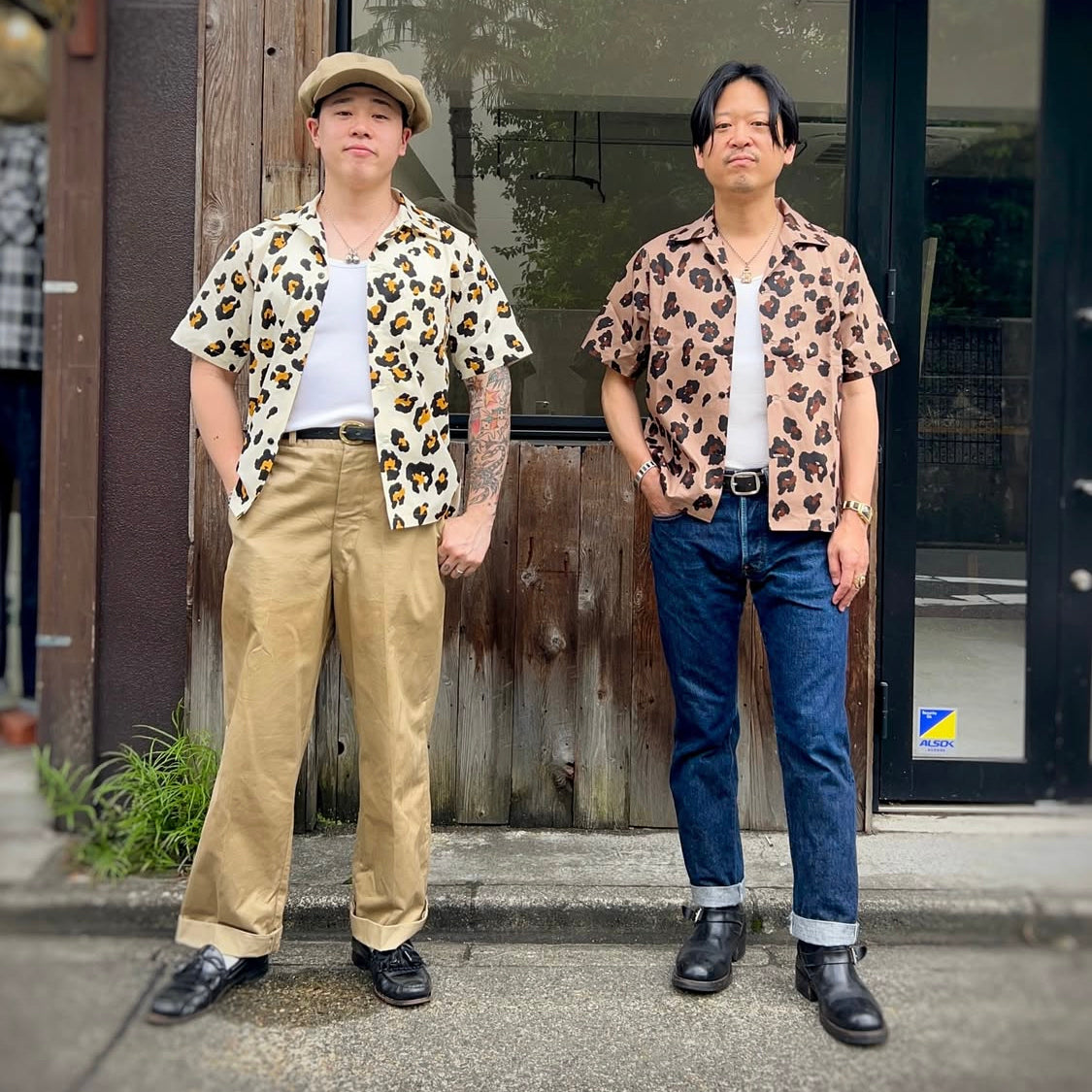 S/S Print Open Shirt “LEOPARD”