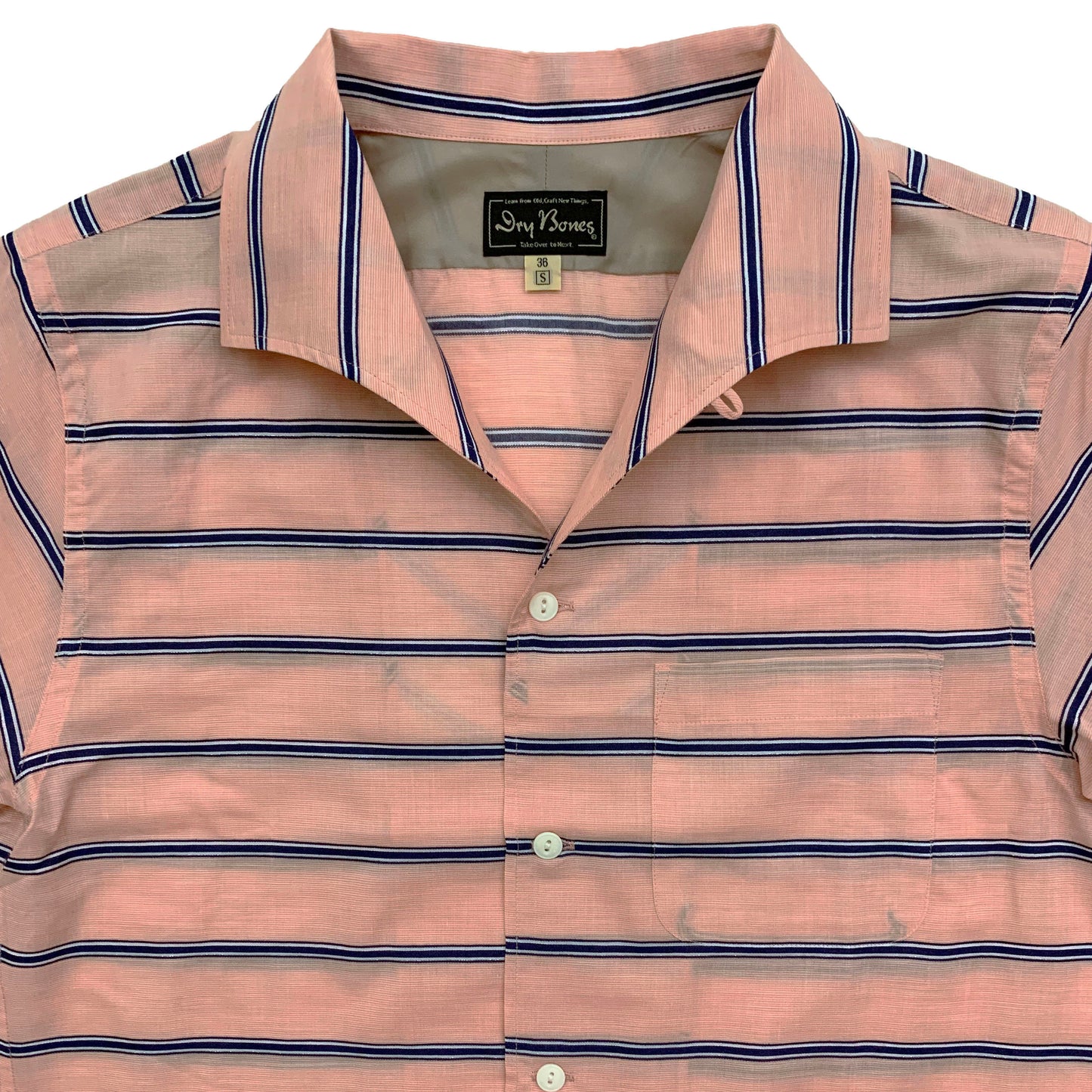 S/S Border Italian Collar Shirt