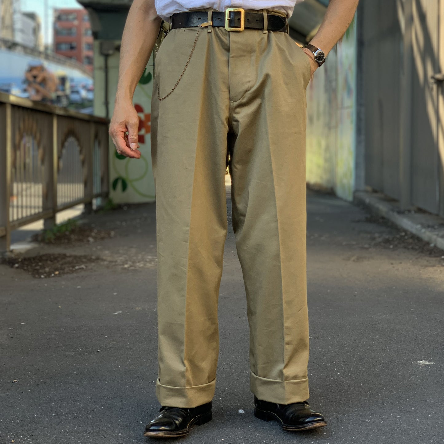41 Khaki type Trousers