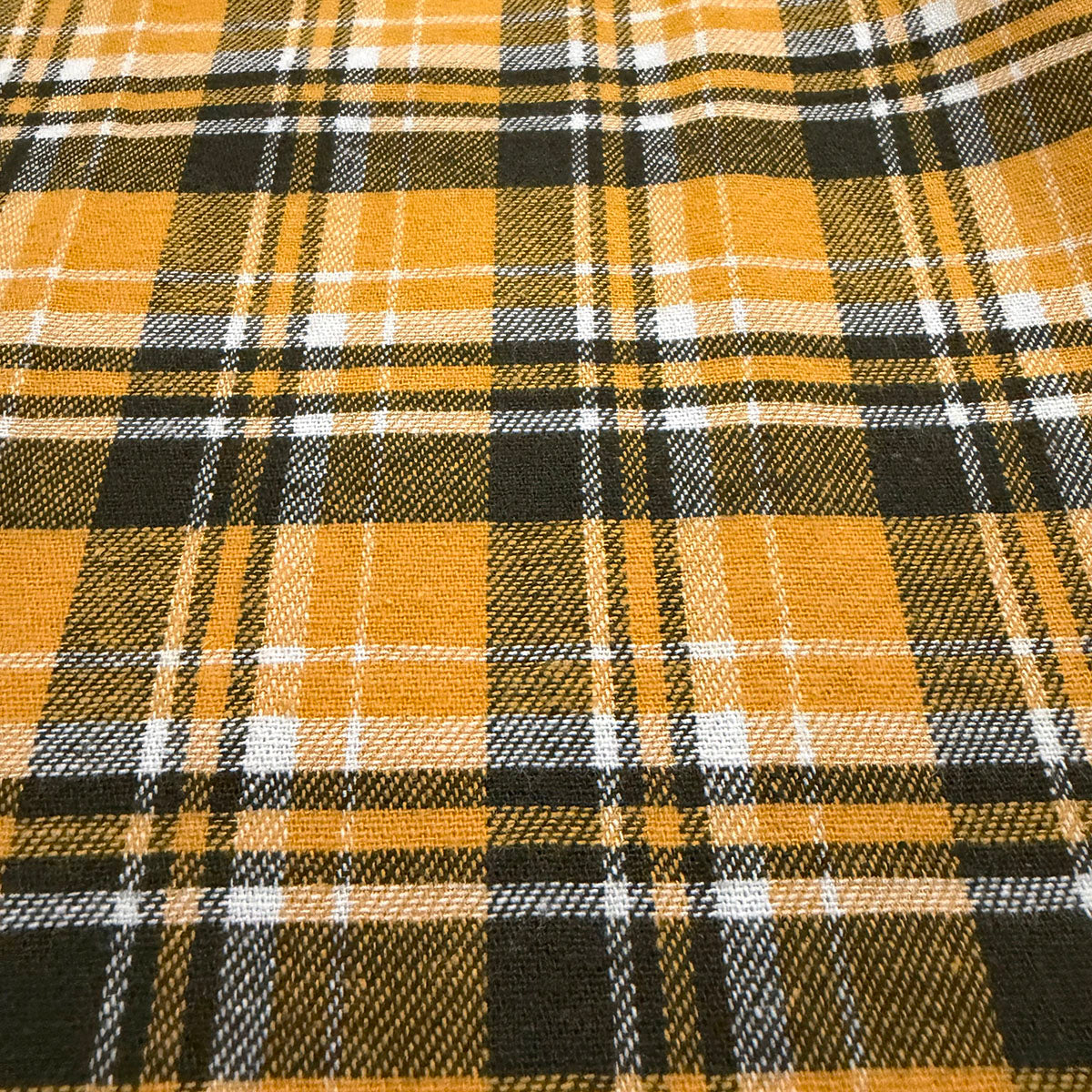 Cotton Viyella 2 Flap Work Open Shirt