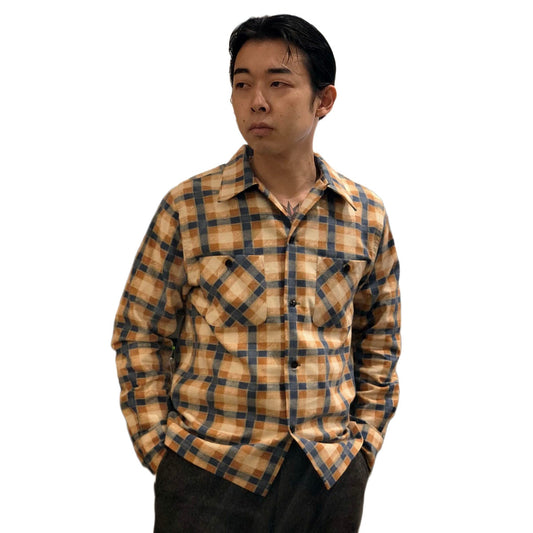 Cotton Print Open Shirt