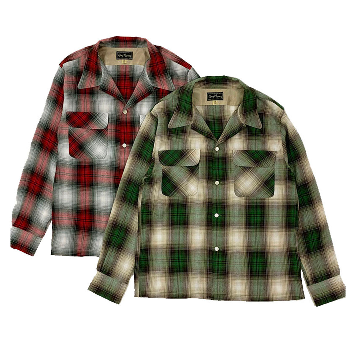 50s 復刻　Dry Bonesレーヨンシャツ　オープンカラーシャツ　オンブレ 50s 復刻 Dry Bonesレーヨンシャツ オープンカラーシャツ オンブレ