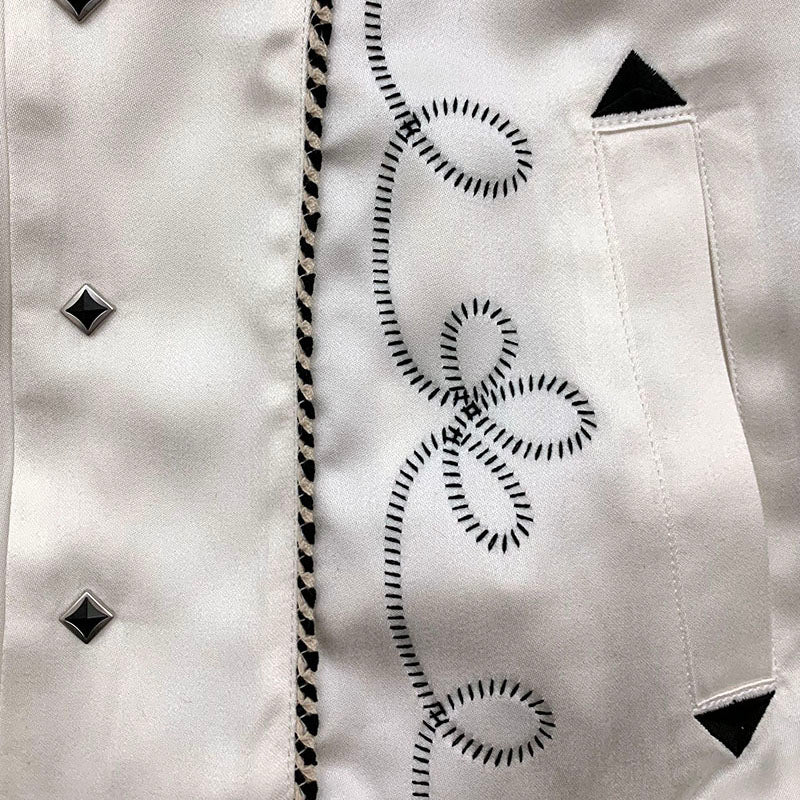 Western Style Satin Jacket