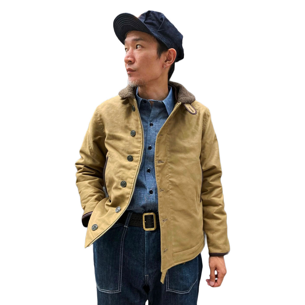 N-1 Leather Combination Jacket