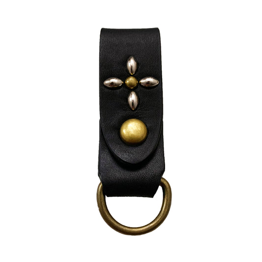 Studs Leather Key Holder