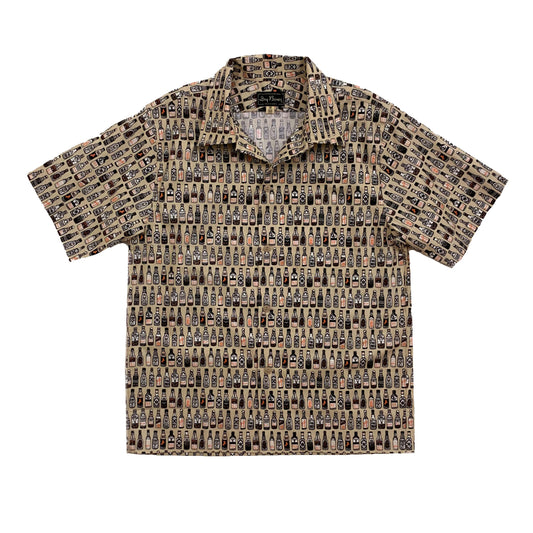 S/S Print Open Shirt “ALE & LAGER”