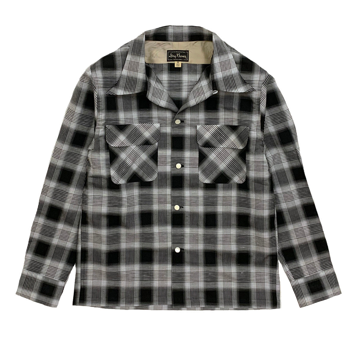 Ombre Check 2 Flap Open Shirt