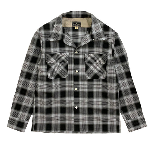 Ombre Check 2 Flap Open Shirt