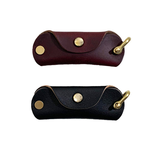 Leather Key Case With Shackle