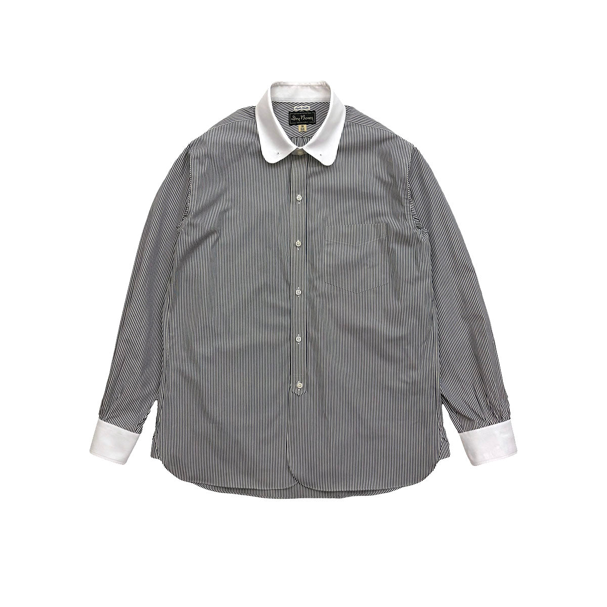 Cleric Pin Hole Collar Shirt