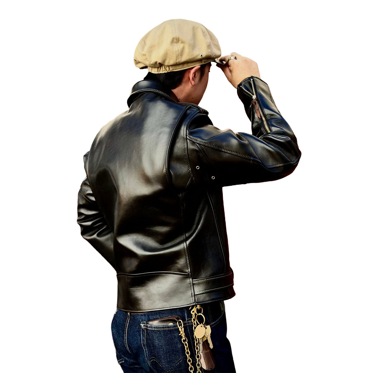 Horse Hide Motorcycle Jacket