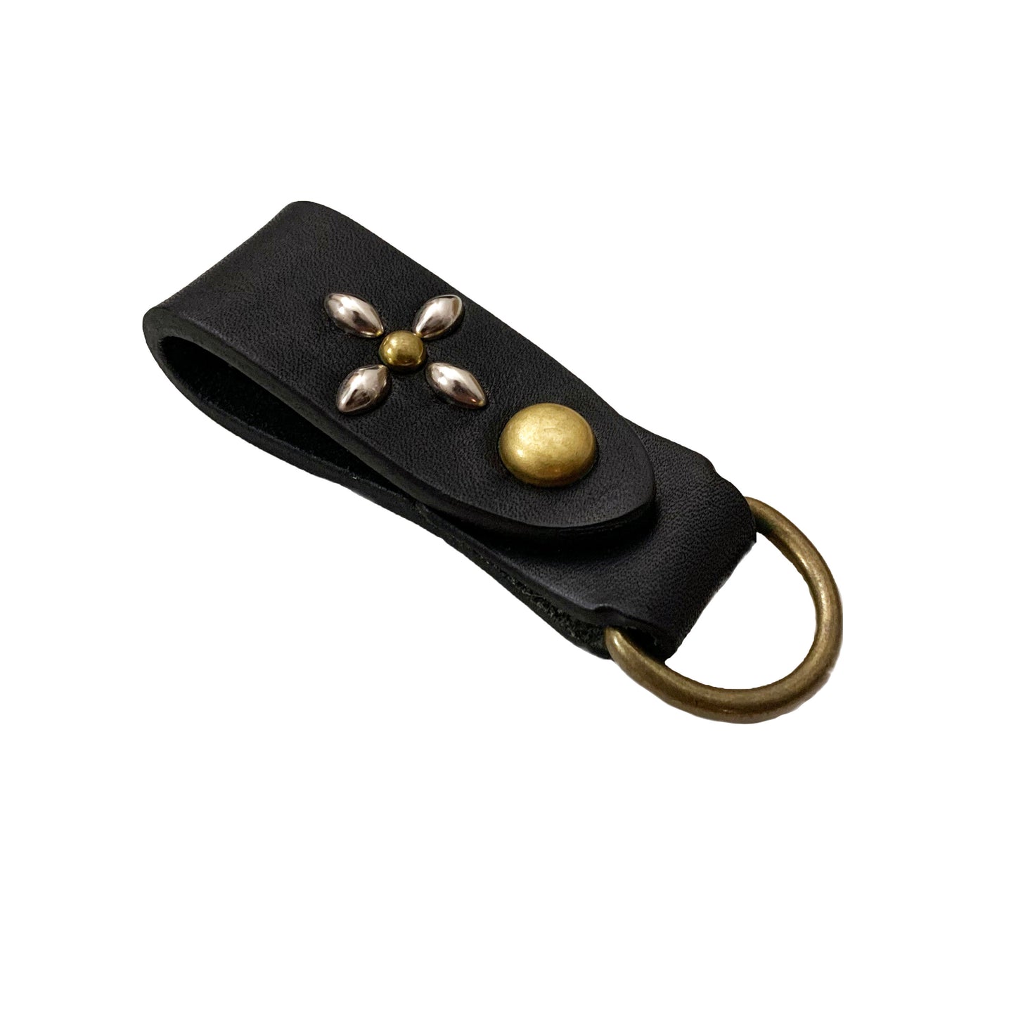 Studs Leather Key Holder