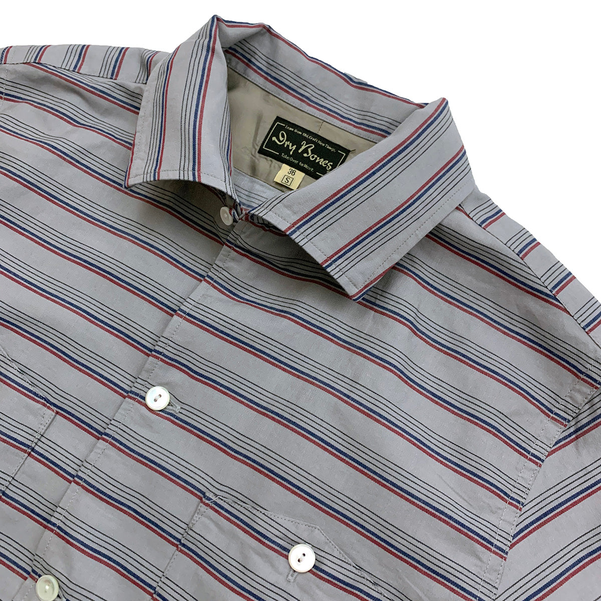 Border Italian Collar Shirt