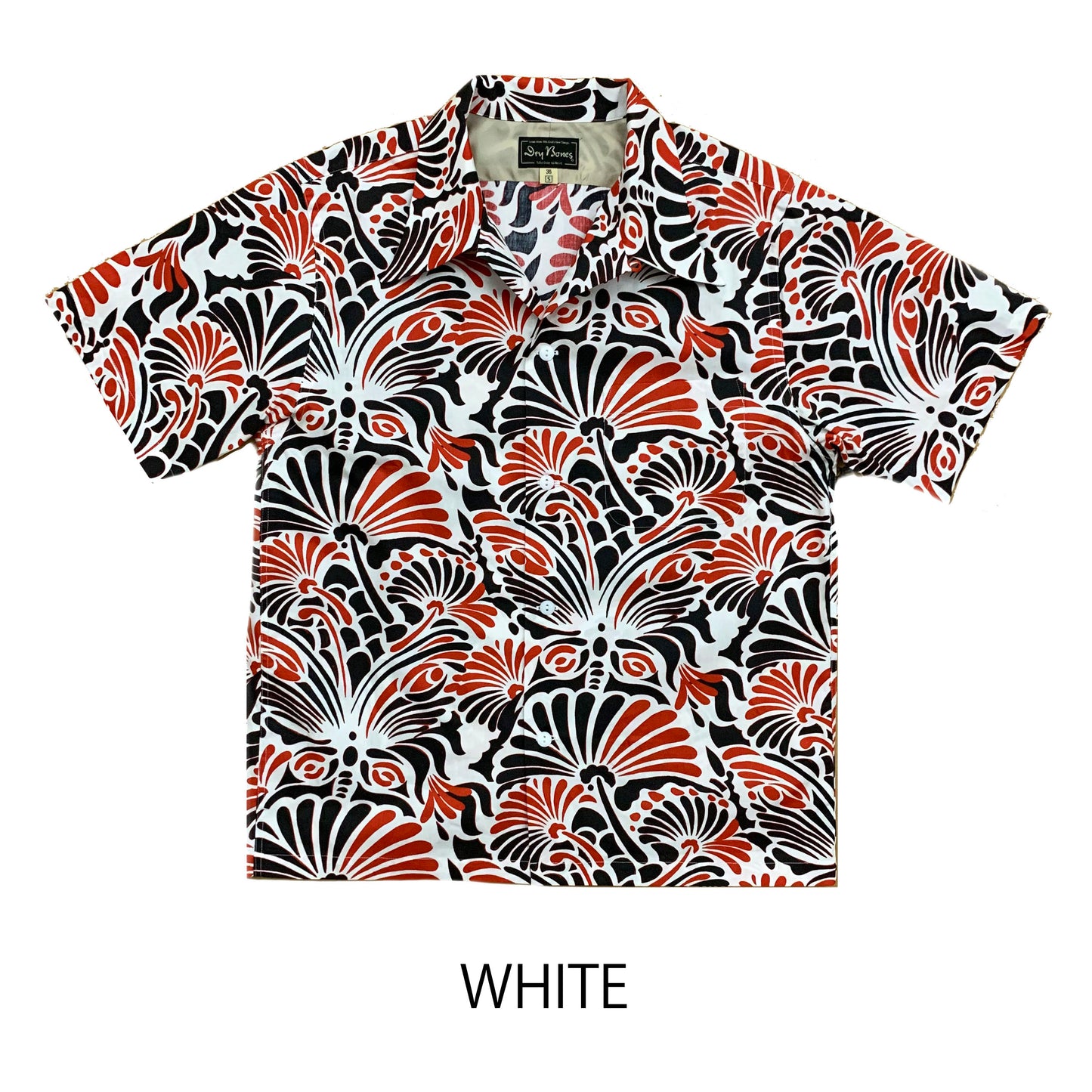 S/S Cotton Hawaiian Shirt “FLOWER”