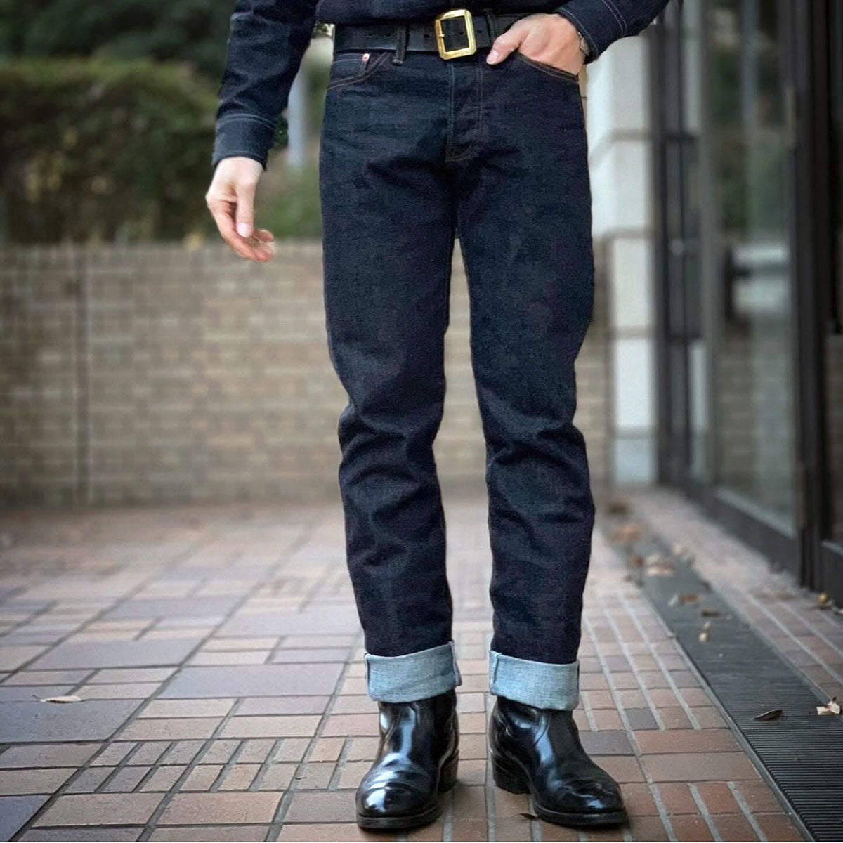 Jean Engineering Denim Pants “Tight Fit Model”