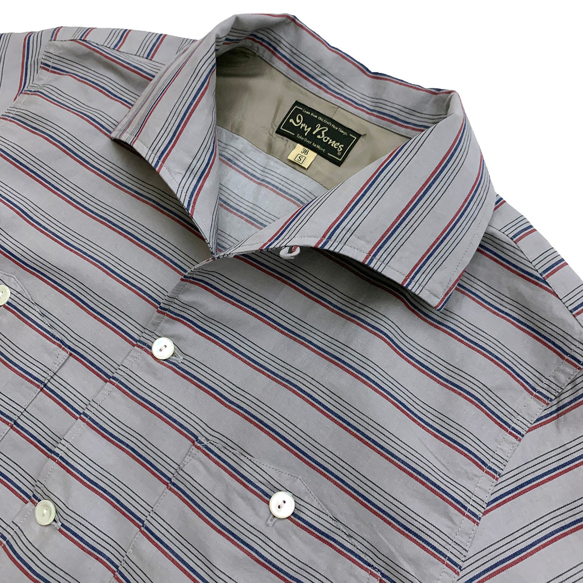 Border Italian Collar Shirt