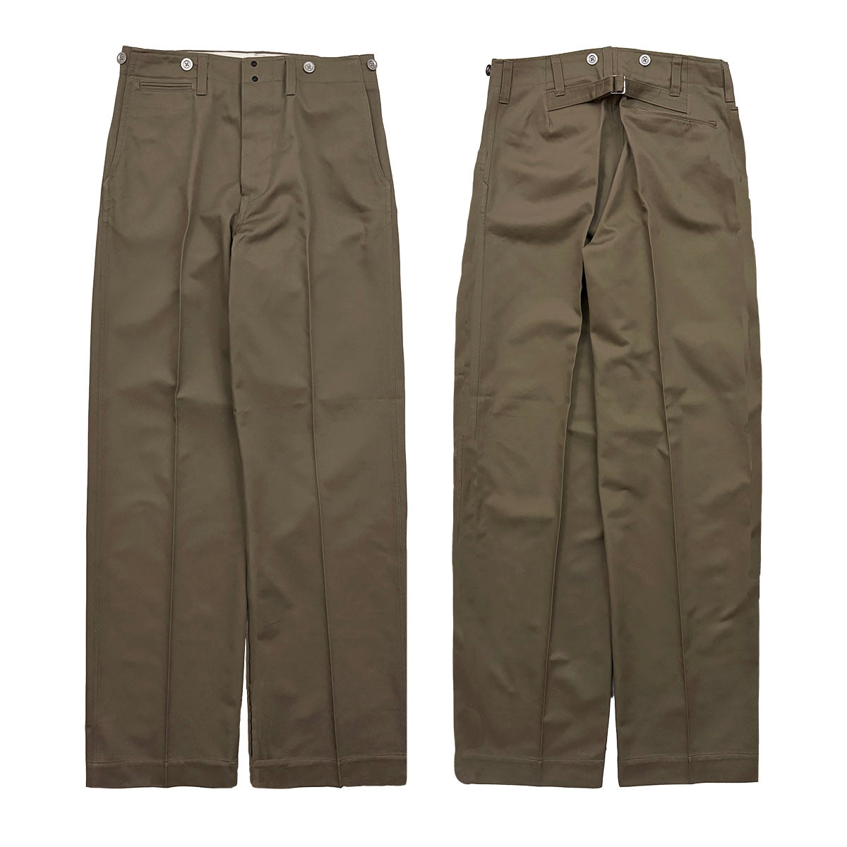 supreme zorn 野村訓市　トラウザー　オリーブ　ブラウン　チノパン シヴィル・ウォー タイプ チノクロストラウザース / DRY BONES【ドライ