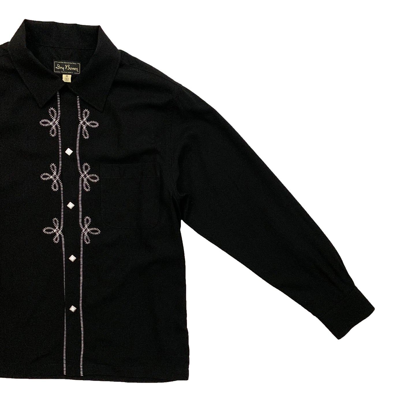 Waiting for production to increase: Embroidered Open Shirt “WESTERN”