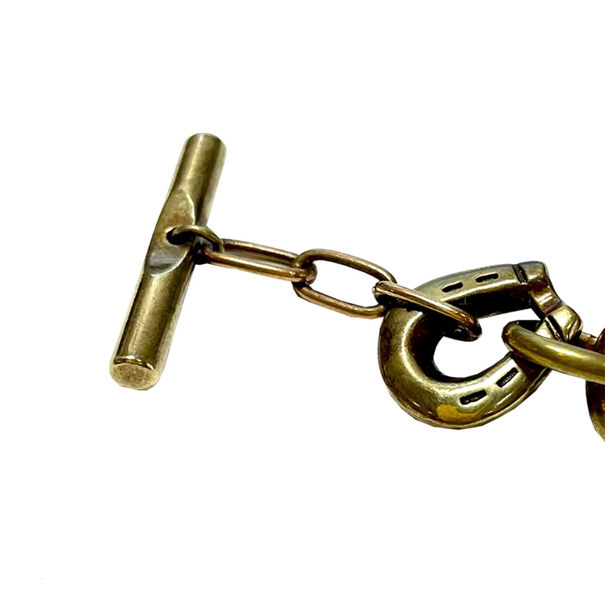 Brass Horse Shoe Bracelet