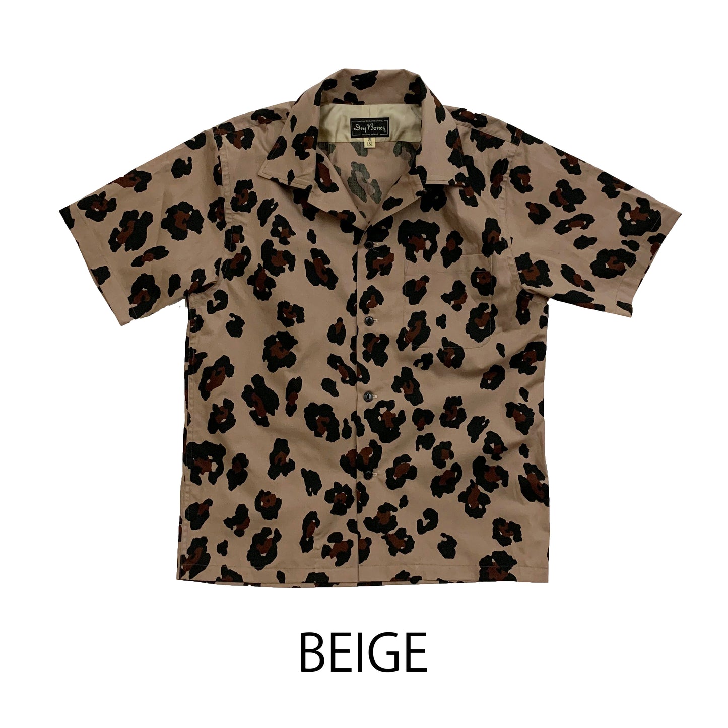 S/S Print Open Shirt “LEOPARD”