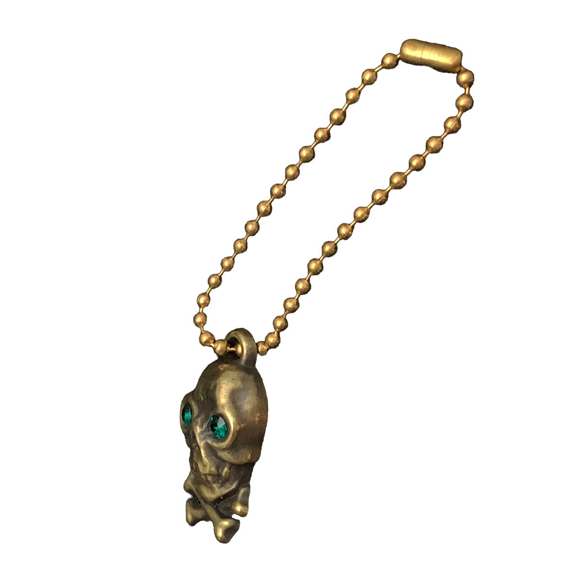 Brass Skull Charm