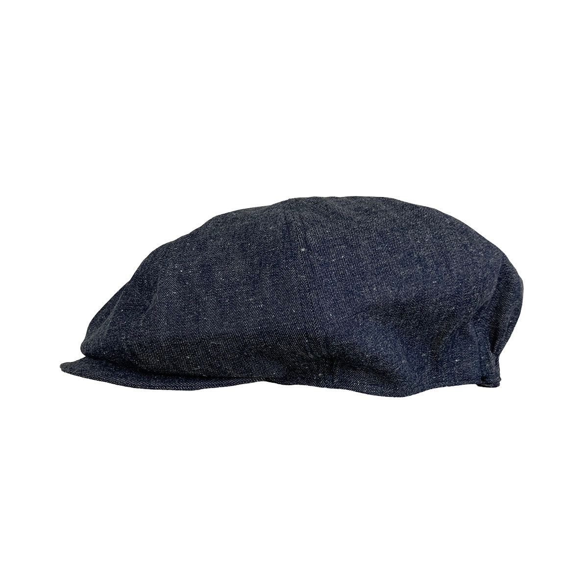 Navy Stitch Denim Casquette