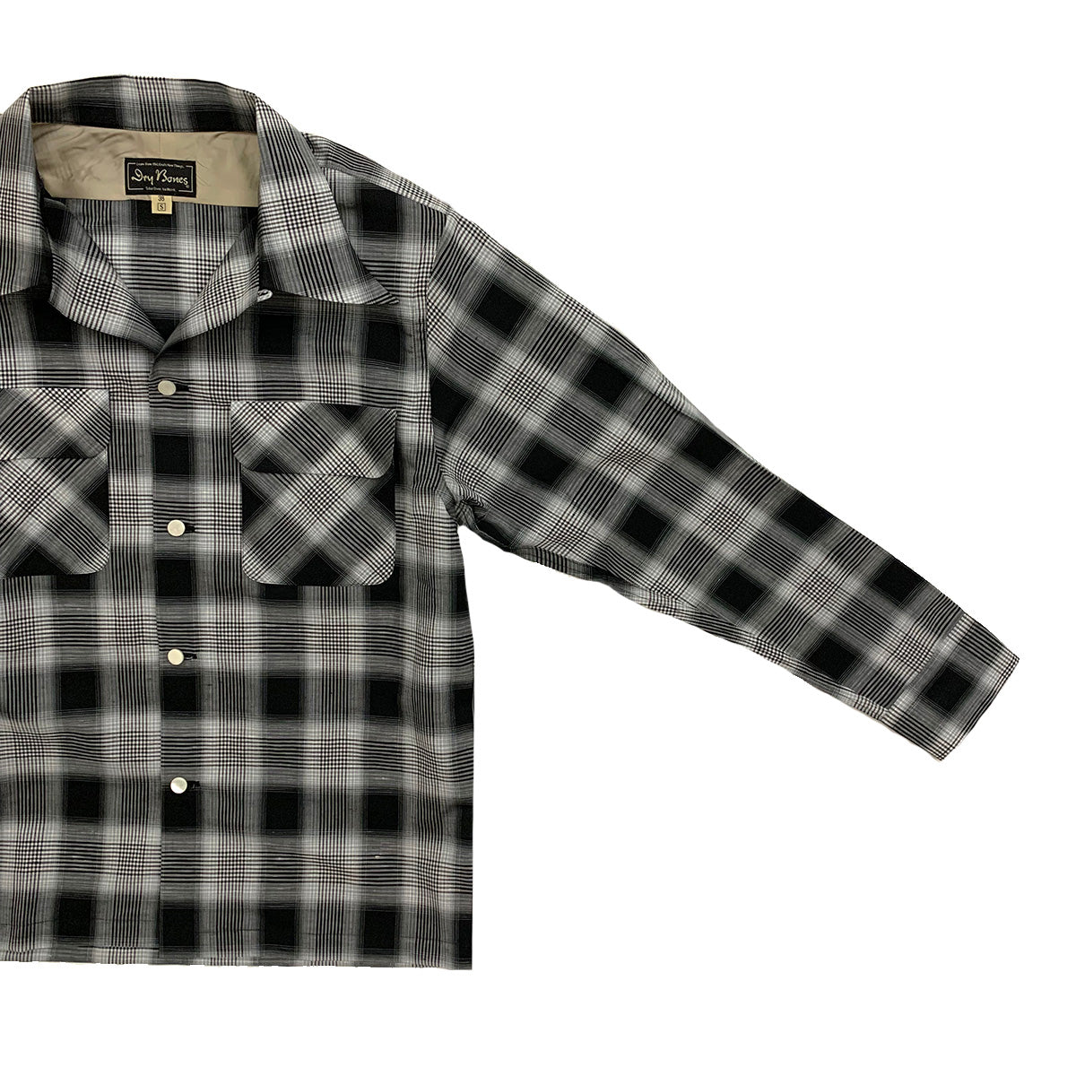 Ombre Check 2 Flap Open Shirt