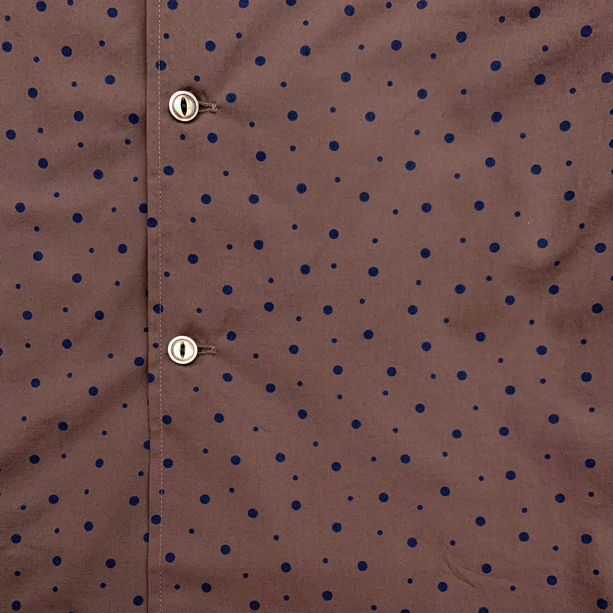 Print Italian Collar Shirt “RANDOM DOT”