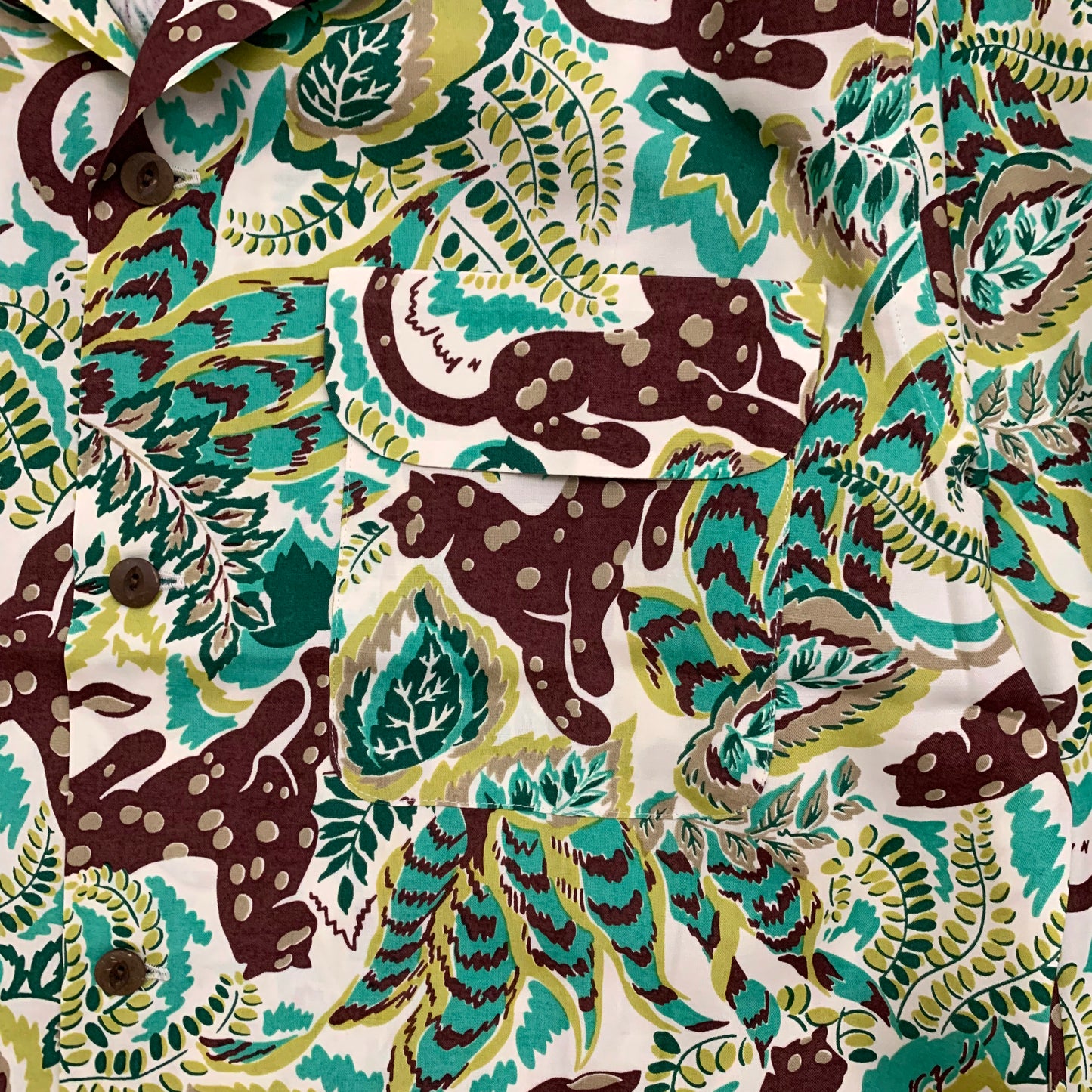 L/S Hawaiian Shirt “PANTHER”