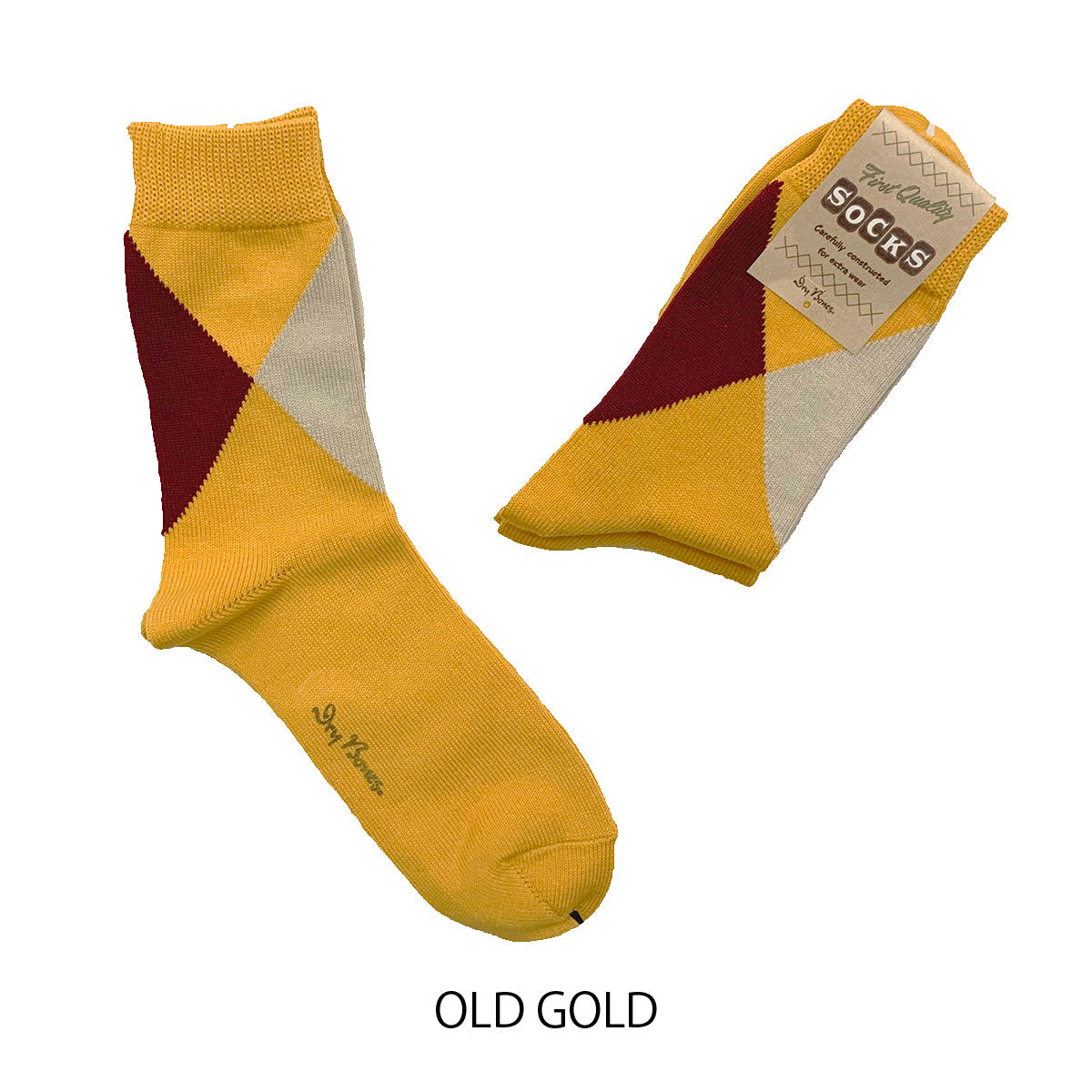 Irregular Argyle Socks