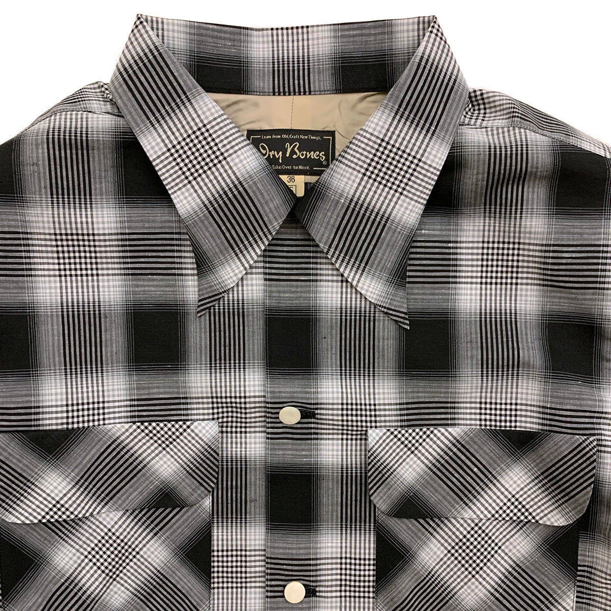 Ombre Check 2 Flap Open Shirt