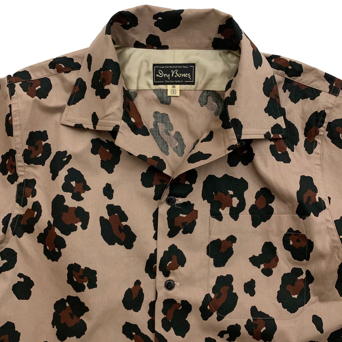 S/S Print Open Shirt “LEOPARD”