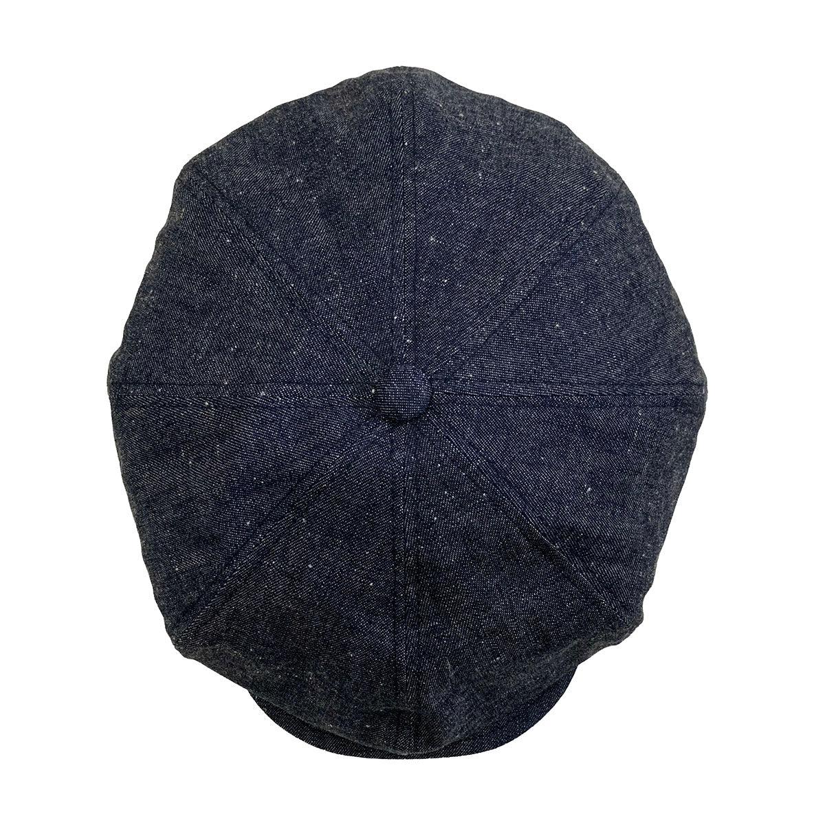 Navy Stitch Denim Casquette