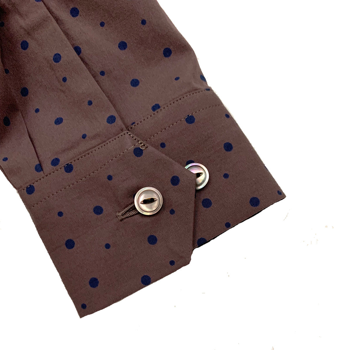 Print Italian Collar Shirt “RANDOM DOT”
