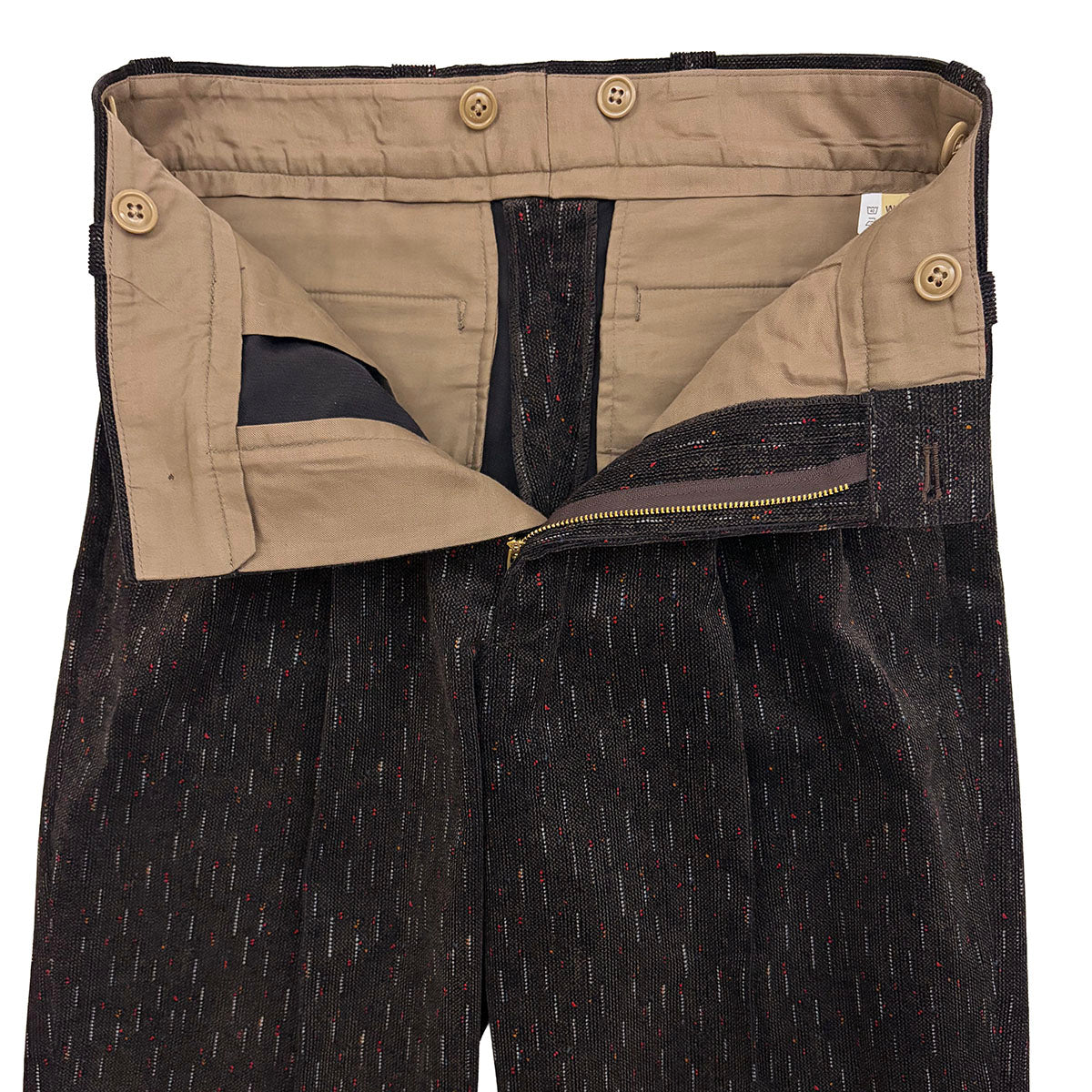 Print Corduroy 2Tack Work Trousers