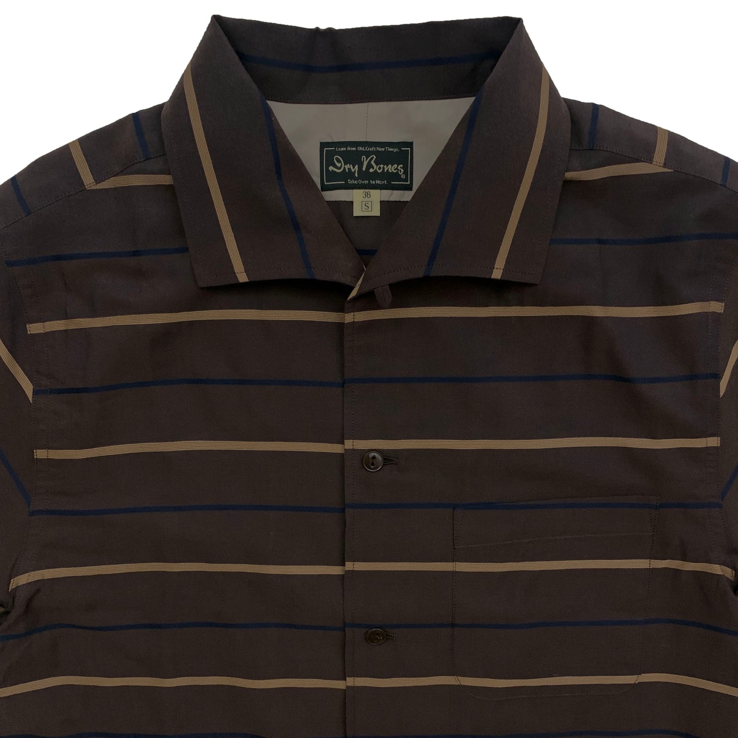 S/S Border Italian Collar Shirt